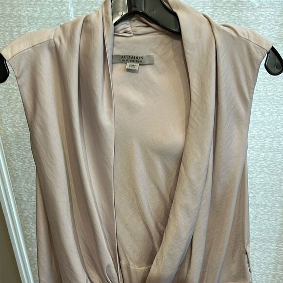 Allsaints cream dress cover up. Size 8 - Picture 2 of 6